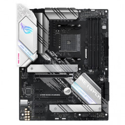 ASUS ROG STRIX B550-A GAMING, Socket AM4, 14Phases, AMD B550, Dual 4xDDR4-5100, APU AMD graphics, HDMI, DP, 2xPCIeX16 4.0, 6xSATA3, 3xPCIeX1, RAID, 2xM.2 4.0 slot, S1220A HDA/SPDIF, 2.5GbE LAN, 2xUSB3.2 Gen2(1xC+1xA), 6xUSB3.2, Aura Sync RGB, ATX